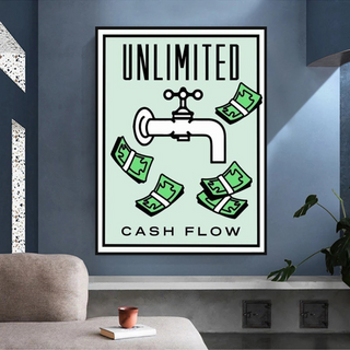 Monopoly Canvas Wall Art for Enhancing Cash Flow-Wall Posters