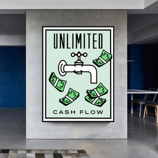 Monopoly Canvas Wall Art for Enhancing Cash Flow-Wall Posters