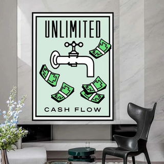 Monopoly Canvas Wall Art for Enhancing Cash Flow-Wall Posters