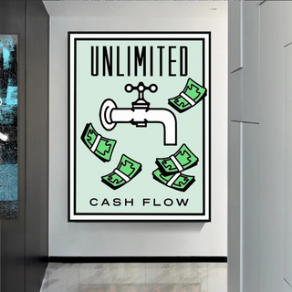 Monopoly Canvas Wall Art for Enhancing Cash Flow-Wall Posters