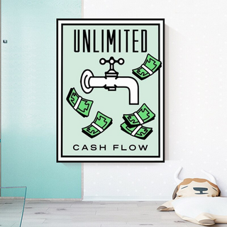Monopoly Canvas Wall Art for Enhancing Cash Flow-Wall Posters