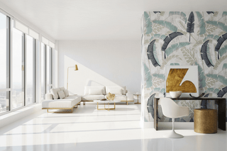Morning Leaves Wallpaper Mural