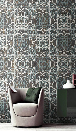 Morrocon Theme Geometric Wallpaper Mural-Geometric Shapes Wallpaper