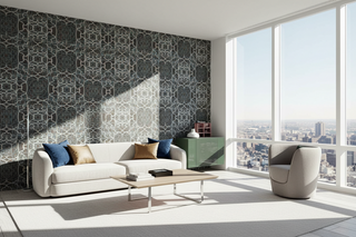 Morrocon Theme Geometric Wallpaper Mural