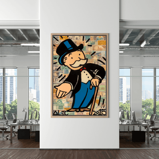 Mr Monopoly Canvas Wall Art: Elevate Your Magician Décor-Canvas Wall Art
