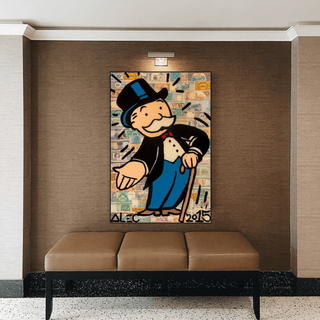 Mr Monopoly Canvas Wall Art: Elevate Your Magician Décor-Canvas Wall Art
