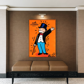 Mr Monopoly Canvas Wall Art Hermes – Luxury Home Decor-Wall Posters