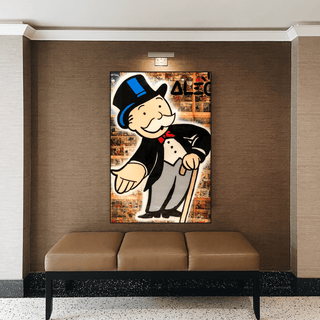 Mr Monopoly Canvas Wall Art: Money Magician Exclusive-Canvas Wall Art