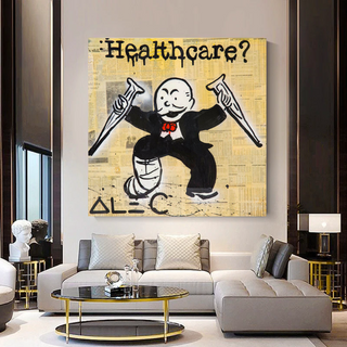 Mr Monopoly Canvas Wall Art: Transformative Healthcare-Canvas Wall Art