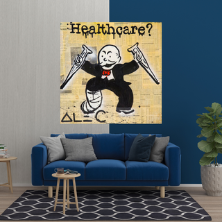 Mr Monopoly Canvas Wall Art: Transformative Healthcare-Canvas Wall Art