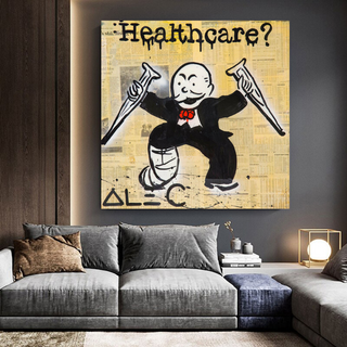 Mr Monopoly Canvas Wall Art: Transformative Healthcare-Canvas Wall Art