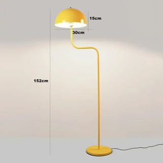 Mung Bean Sprouts Floor-Standing Lamp – Polished Chrome Finish-Lamps