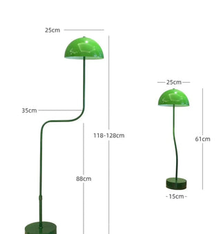 Mung Bean Sprouts Floor-Standing Lamp – Polished Chrome Finish-Lamps