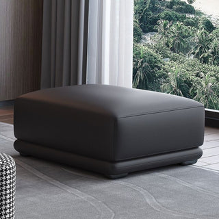 GraffitiWallArt-Nappa Leather Minimalist Footrest Ottoman – Modern Design in Multiple Sizes