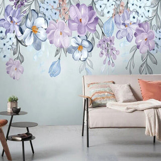 Nordic Flower Wallpaper for Home Wall Decor-Flower & Leaf Wallpaper