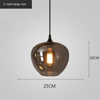 Nordic Glass LED Pendant Lights: Stylish Illumination-Kitchen Island