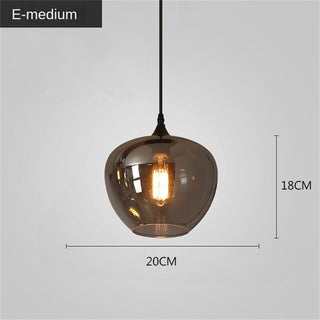 Nordic Glass LED Pendant Lights: Stylish Illumination-Kitchen Island