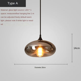 Nordic Glass LED Pendant Lights: Stylish Illumination-Kitchen Island