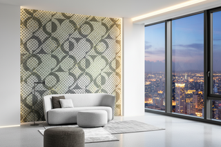 Nordic Khaki Geometric Wallpaper Mural