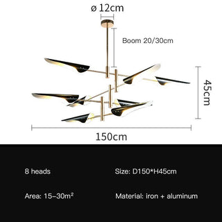 Nordic Pendant Chandelier: Stylish Lighting Fixture-Chandeliers