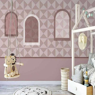 Nursery Wallpaper Peel and Stick - Windows Open-Kids Room Wallpaper