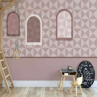 Nursery Wallpaper Peel and Stick - Windows Open-Kids Room Wallpaper