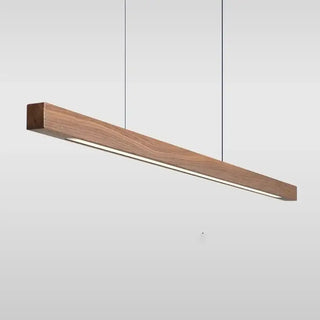Oak Wood Ceiling Bar Wooden LED Pendant Light-Kitchen Island