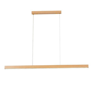 Oak Wood Ceiling Bar Wooden LED Pendant Light-Kitchen Island