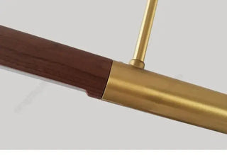 Oak Wood Kitchen Island LED Light Bar-Kitchen Island