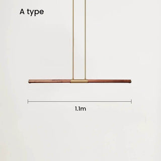 Oak Wood Kitchen Island LED Light Bar-Kitchen Island