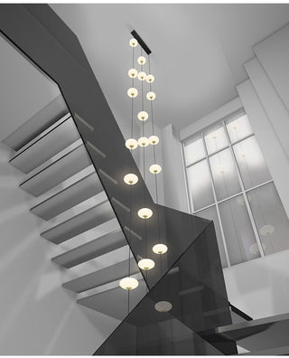 Oval Pendant Chandelier - Illuminate Your Space-Staircase Chandeliers