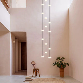 Oval Pendant Chandelier - Illuminate Your Space-Staircase Chandeliers