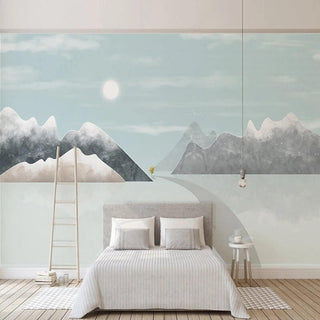 Passage to Mountains Wallpaper: Transform Your Space-Mountain Wallpaper