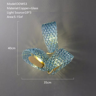 Peacock Blue Glass Chandelier: Stunning Lighting Fixtures-Chandeliers