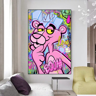 Pink Panther Poster - Modern and Fun-Pink Panther Art