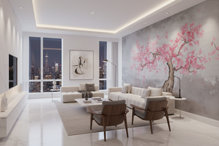 Pink Tree Wallpaper Murals: Vibrant and Stylish Décor