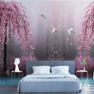 Pink Trees Wallpaper - Perfect Wallpaper for Your Space-Trees Wallpaper