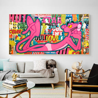 Playful and Stylish - Pink Panther Poster Art-Pink Panther Art