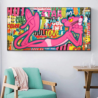 Playful and Stylish - Pink Panther Poster Art-Pink Panther Art