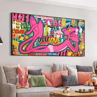 Playful and Stylish - Pink Panther Poster Art-Pink Panther Art