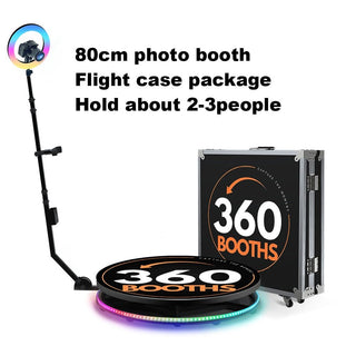 Portable 360 Photo Booth Automatic For Video Events-Lamps
