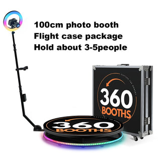 Portable 360 Photo Booth Automatic For Video Events-Lamps