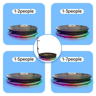 Portable 360 Photo Booth Automatic For Video Events-Lamps