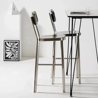 Premium Stainless Steel Bar Stool – Sleek & Durable-Bar Stools