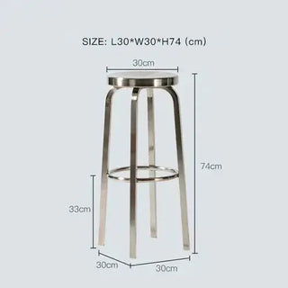 Premium Stainless Steel Bar Stool – Sleek & Durable-Bar Stools