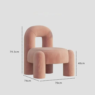 Pure Velvet Comfort italian Designer Chair-Chairs & Stools