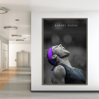 Rafael Nadal Grand Slam Victory Canvas Poster-Tennis Wall Art