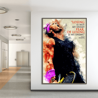 Rafael Nadal Legacy – Tennis Icon Wall Art-Tennis Wall Art