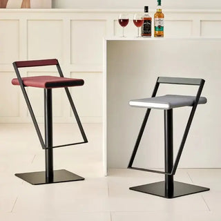 Relaxing Swivel Adjustable Height Bar Chair – Comfort Meets Modern Functionality-Bar Stools