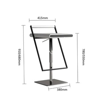 Relaxing Swivel Adjustable Height Bar Chair – Comfort Meets Modern Functionality-Bar Stools